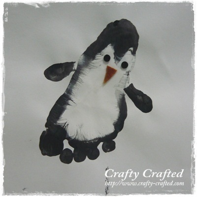 400x400 Crafty Blog Archive Crafts For Children - Penguin Feet Painting