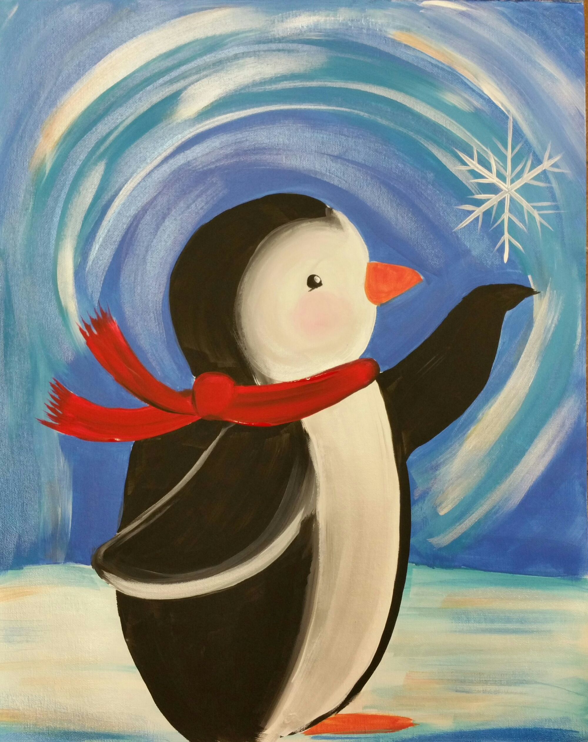 2000x2524 Image Result For Penguin Painting Craft Painting Ideas - Penguin Painting
