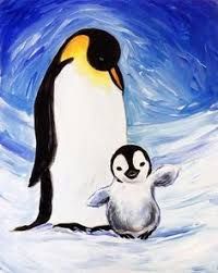 200x251 Image Result For Penguin Canvas Painting Canvas Painting - Penguin Painting For Kids