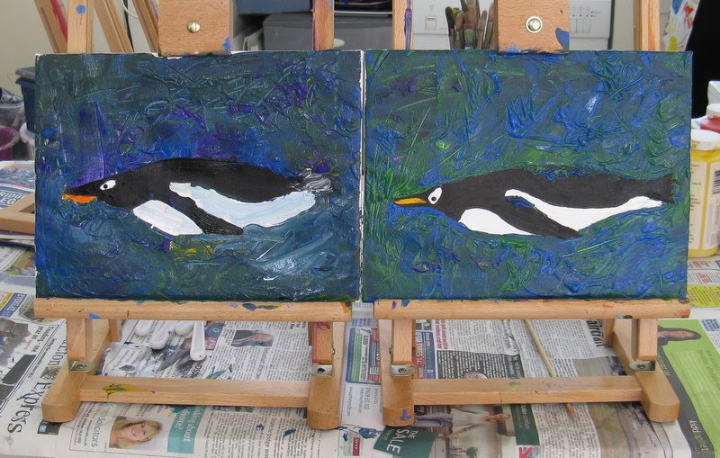 800x509 Kids Art Classes - Penguin Painting For Kids