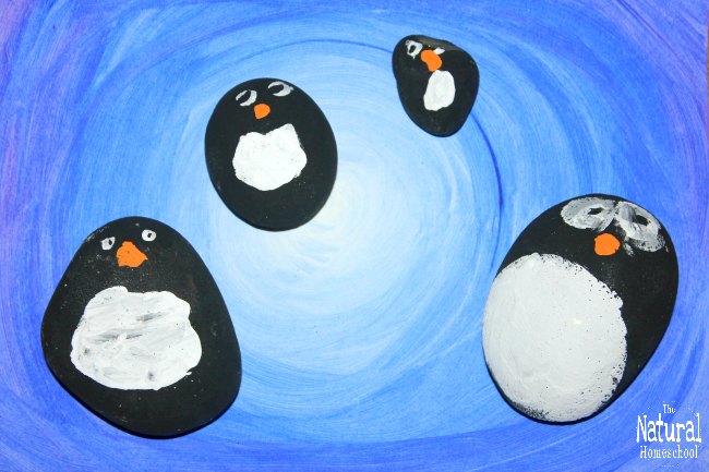 650x433 Penguin Rock Painting Ideas For Kids - Penguin Painting For Kids