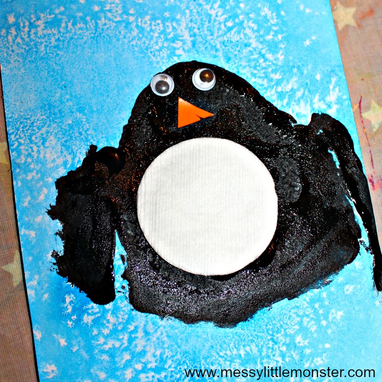 780x780 Easy Penguin Craft - Penguin Painting For Kids
