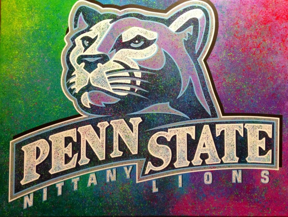 1000x756 Online Sports Memorabilia Auction Pristine Auction - Penn State Painting