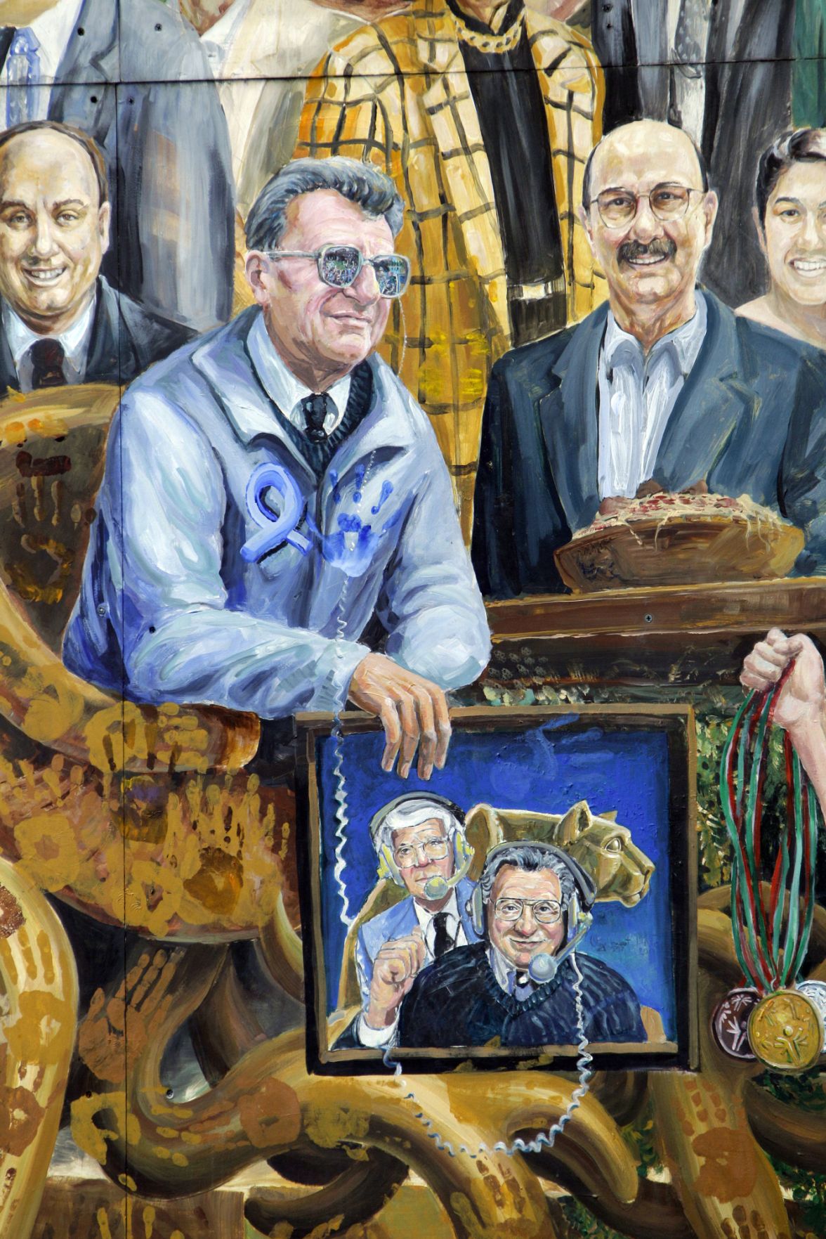 1176x1763 Paterno's Name Keeps Getting Erased News - Penn State Painting