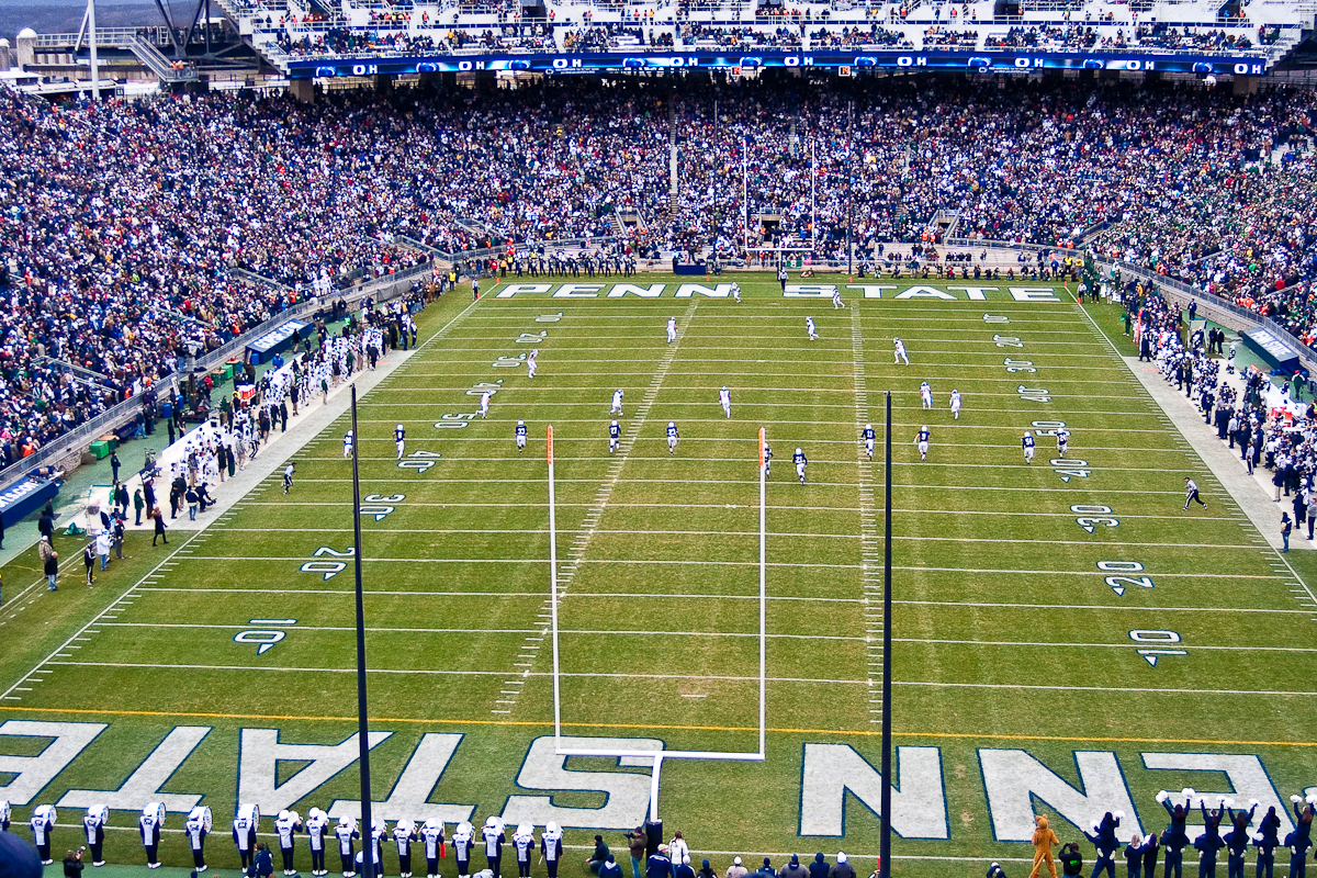 1200x800 End Zone Designs Painting On The Field Style Points - Penn State Painting