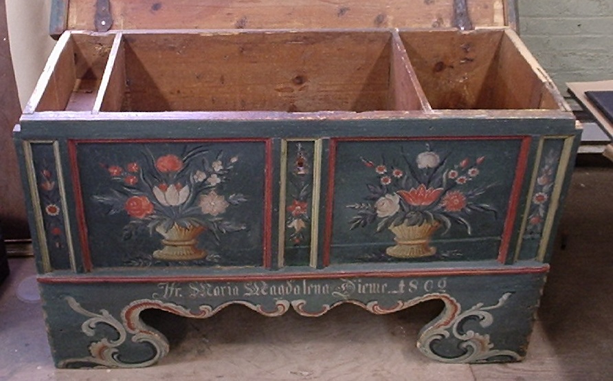 892x554 Oil Paint Conservation Of Painting On Canvas Or Furniture Or Glass - Pennsylvania Dutch Painting