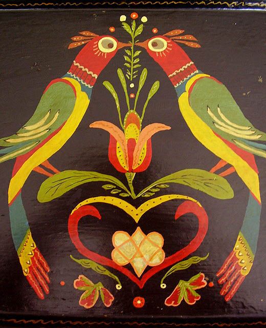 520x640 Pennsylvania Dutch Folk Art Designs - Pennsylvania Dutch Painting