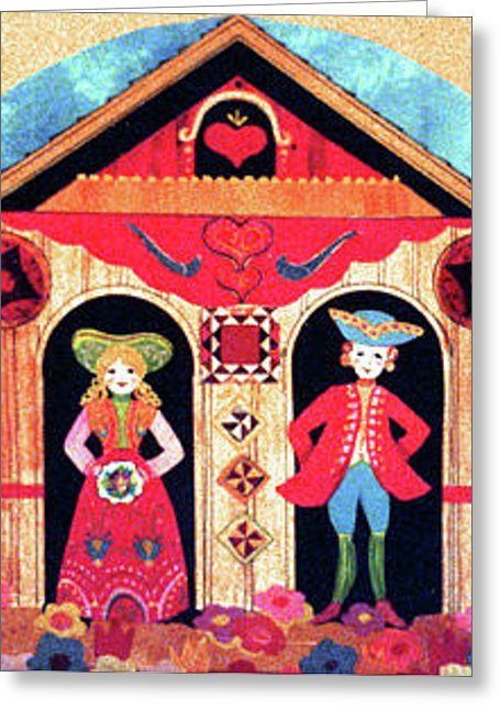 455x646 Pennsylvania Dutch Painting By Linda Crockett - Pennsylvania Dutch Painting