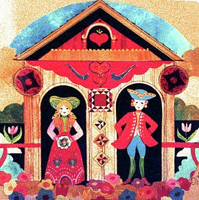 290x291 The 27 Best Pennsylvania Dutch Artwork Images - Pennsylvania Dutch Painting