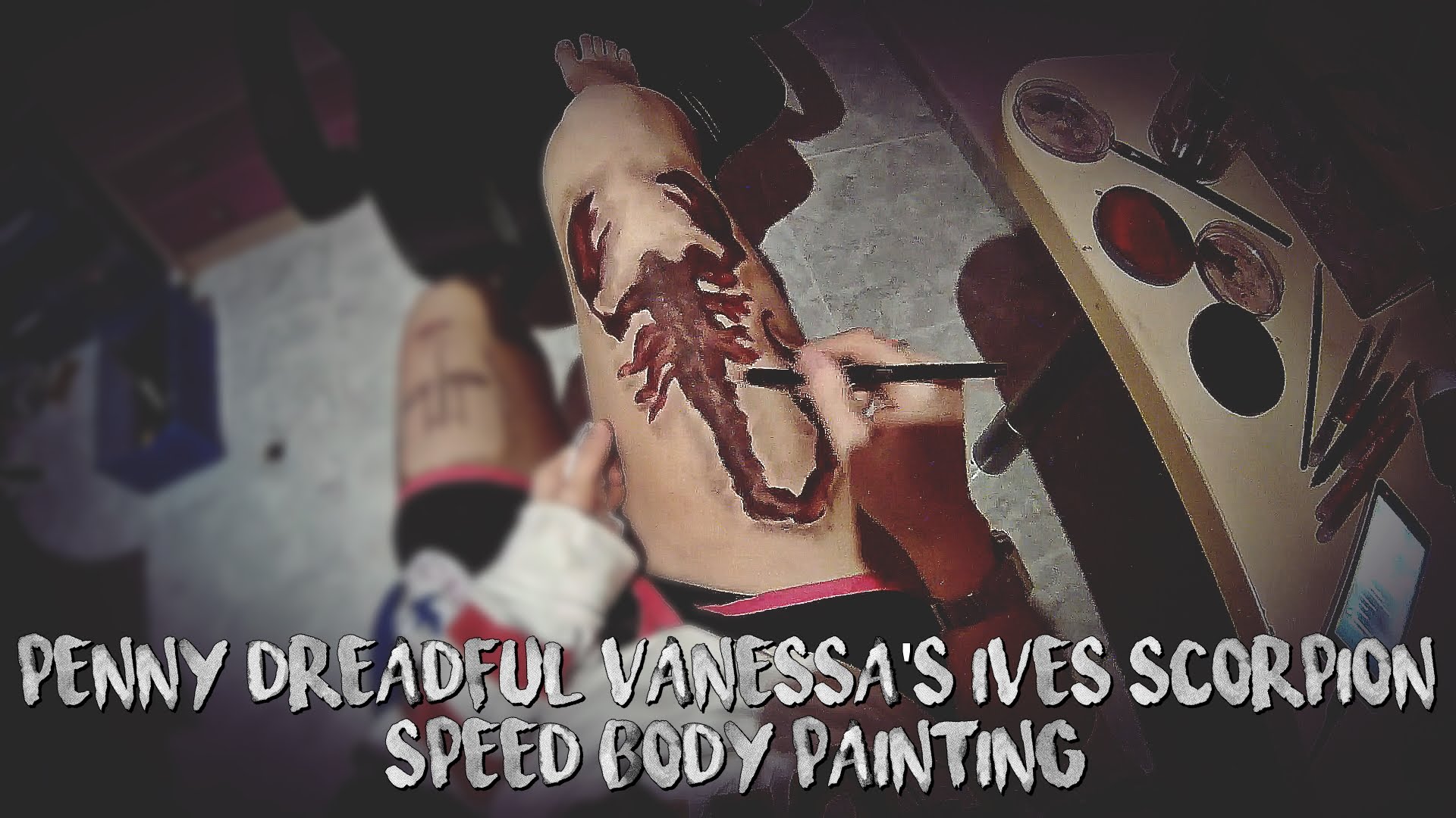 1920x1080 Penny Dreadful Vanessa's Ives Scorpion Speed Body Painting - Penny Dreadful Painting