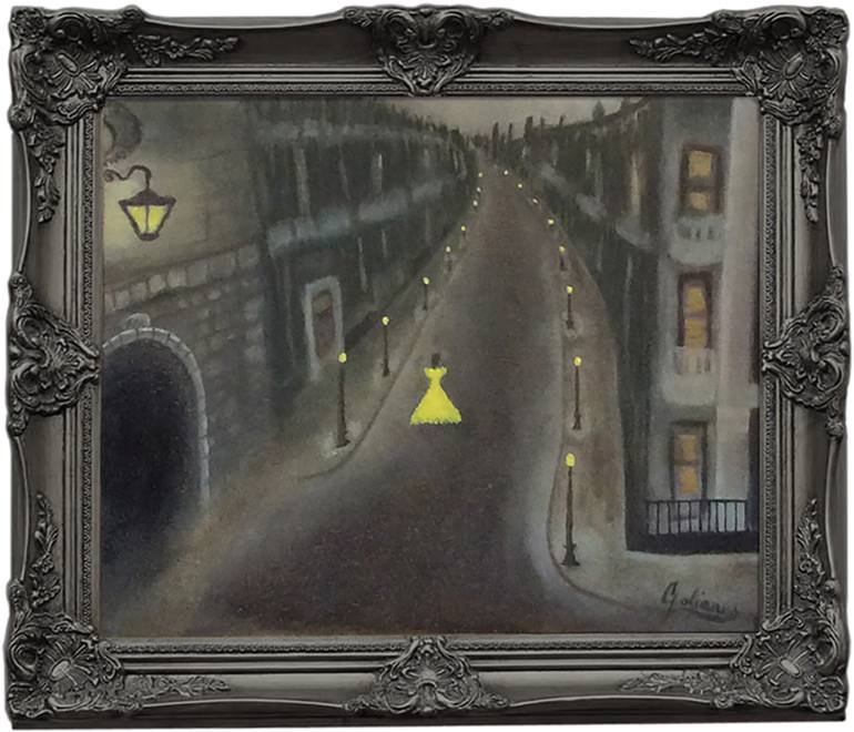 770x660 Saatchi Art Penny Dreadful Painting By Carla Golian - Penny Dreadful Painting