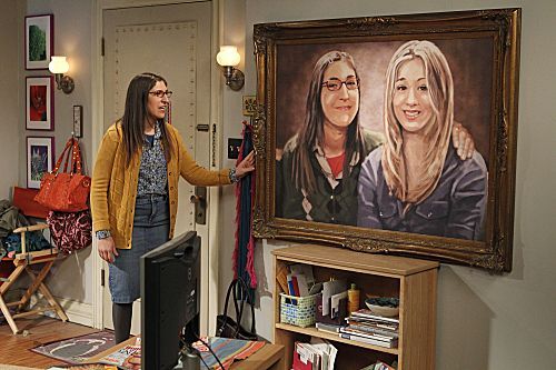 500x333 Painting Of Penny And Amy The Big Bang Theory Wiki Fandom - Penny Painting