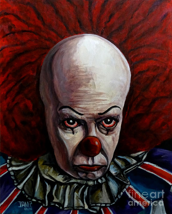 722x900 Pennywise 2 Painting By Jose Mendez - Pennywise Painting