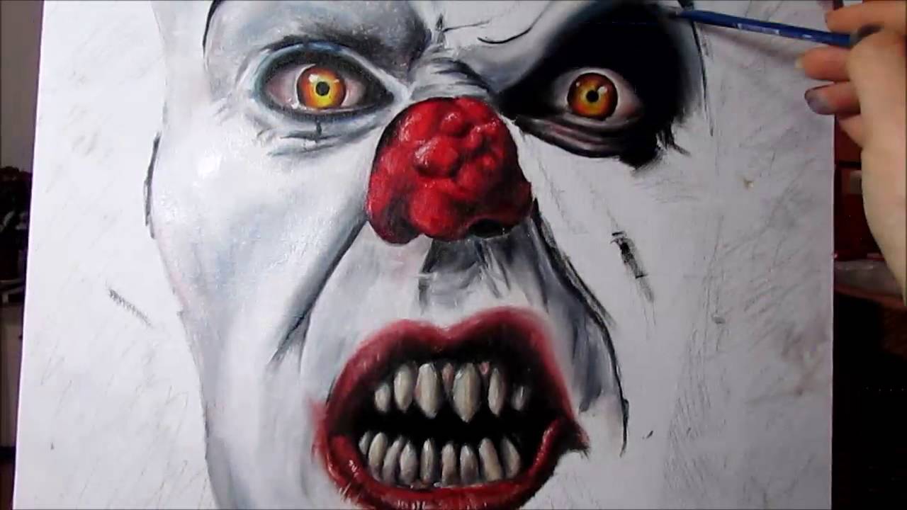 1280x720 Pennywise It Speed Painting - Pennywise Painting