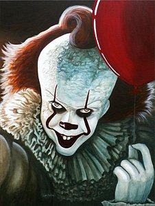 226x300 Pennywise Painting By Al Molina - Pennywise Painting