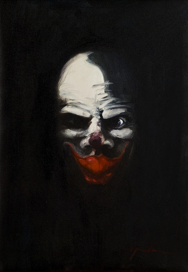 624x900 Pennywise Painting By Greg Brauch - Pennywise Painting
