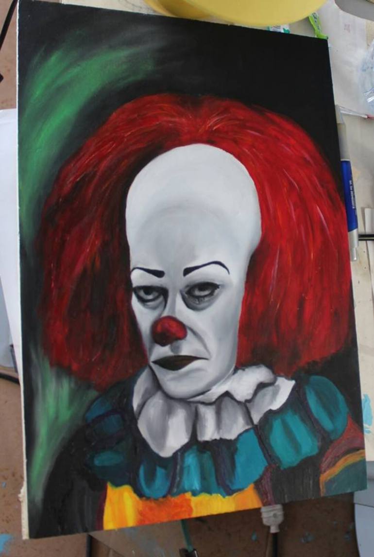 Pennywise Painting At PaintingValley Com Explore Collection Of Pennywise Painting