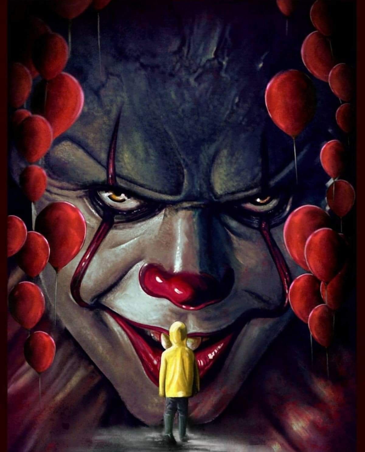 1200x1485 Pennywise Pennywise Horror, Movie And 2017 Movies - Pennywise The Clown Painting