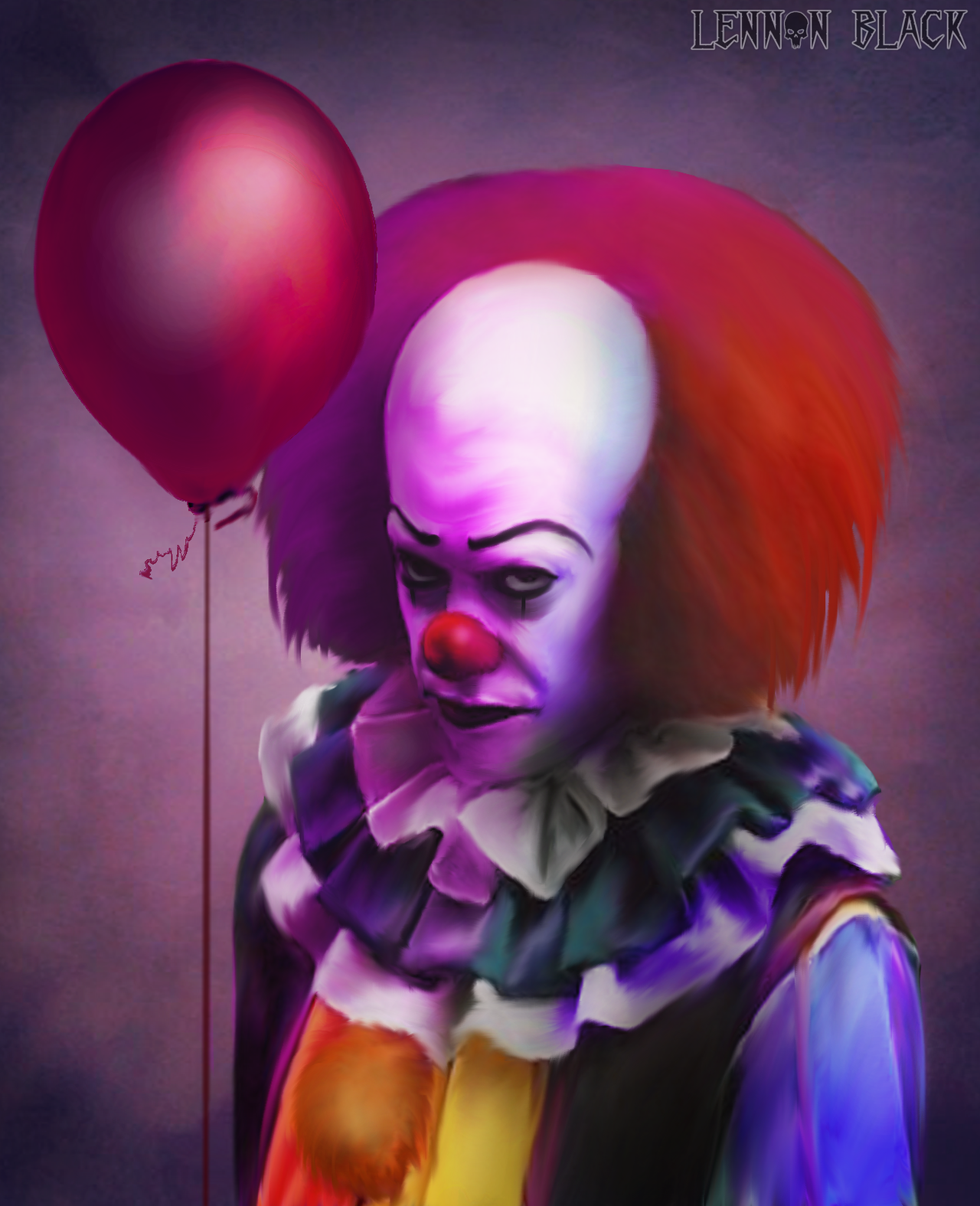 1280x1575 Pennywise The Dancing Clown By Lennonblack - Pennywise The Clown Painting