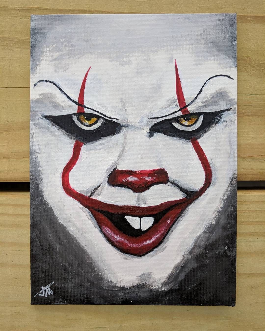 1080x1350 You'Ll Float Too (2017) - Pennywise The Clown Painting