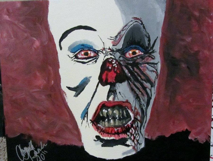 900x684 Pennywise The Clown Painting - Pennywise The Clown Painting