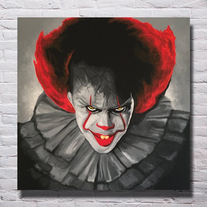 680x680 It - Pennywise The Clown Painting