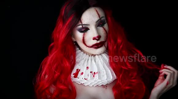 580x324 Newsflare - Pennywise The Clown Painting