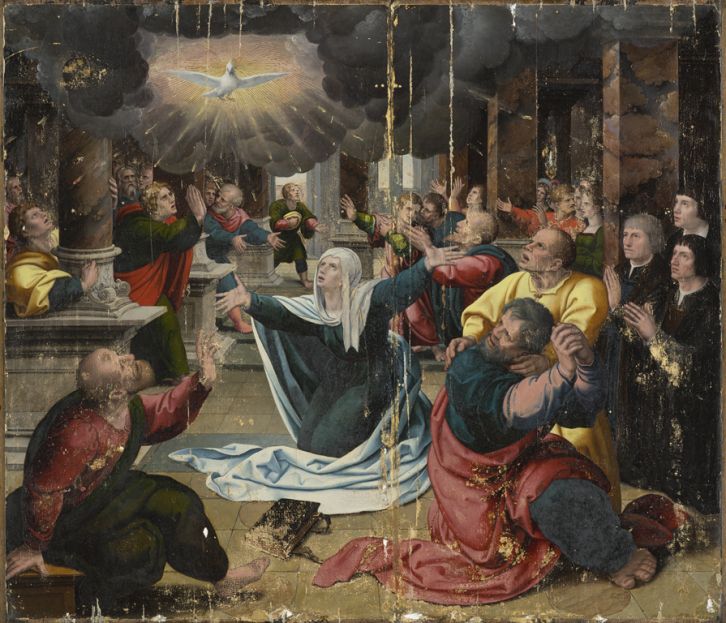 Pentecost Painting At PaintingValley Com Explore Collection Of Pentecost Painting