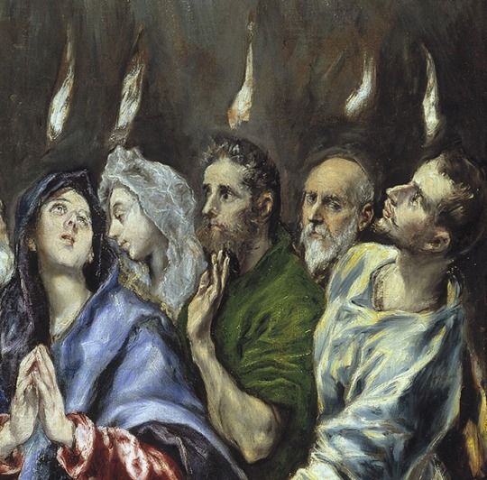 540x532 160 Best El Greco Images On El Greco, Spanish Artists - Pentecost Painting El Greco