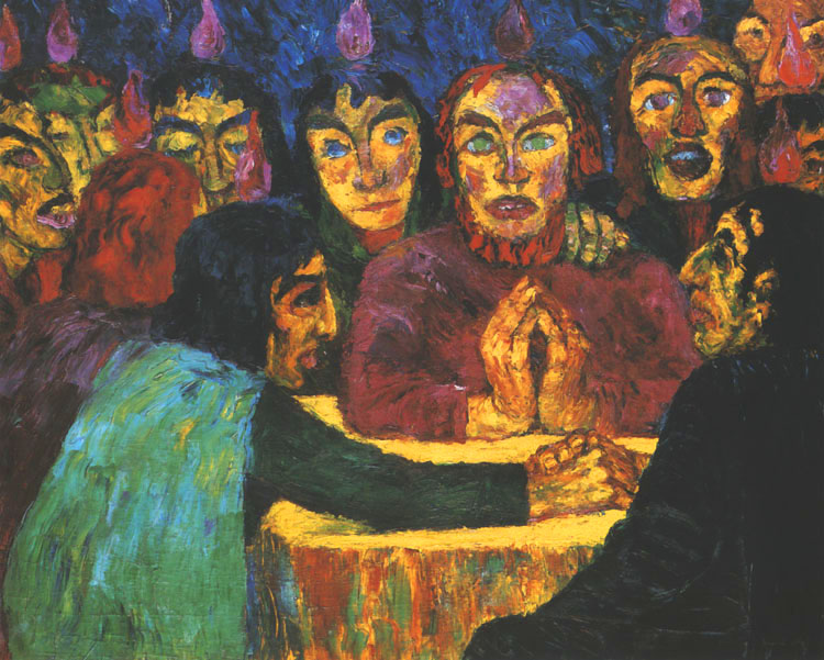 750x601 Artwork And Paintings Of The Day Of Pentecost - Pentecost Painting El Greco