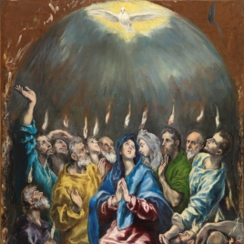 268x268 The Resurrection - Pentecost Painting El Greco