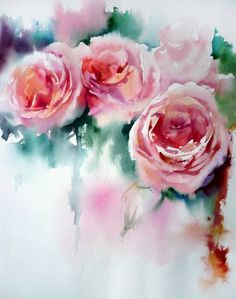 236x299 Peonies Flowers Original Watercolor Painting 9x12 Inches Mother'S - Peony Watercolor Painting