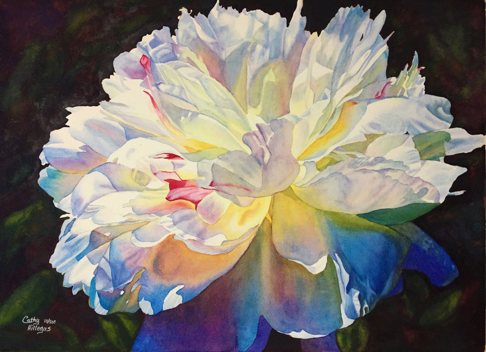 Peony Watercolor Painting at PaintingValley.com | Explore collection of ...