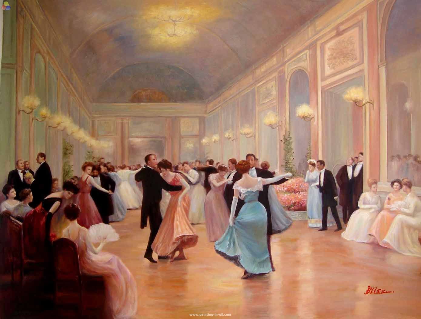 1389x1053 Music And Dance 6 Music And Dance, People Arts Oil Paintings - People Dancing Painting