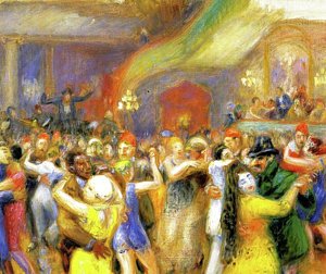 300x252 People Dancing Paintings - People Dancing Painting