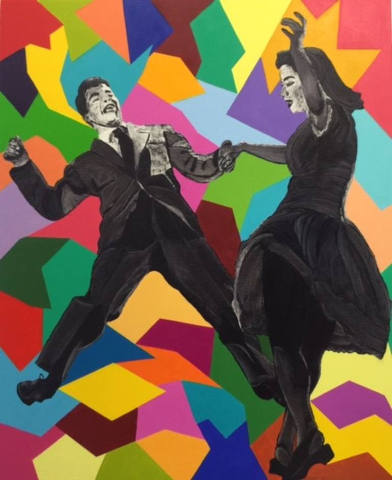 770x944 Saatchi Art Dancing People Painting By Dalit Marom - People Dancing Painting