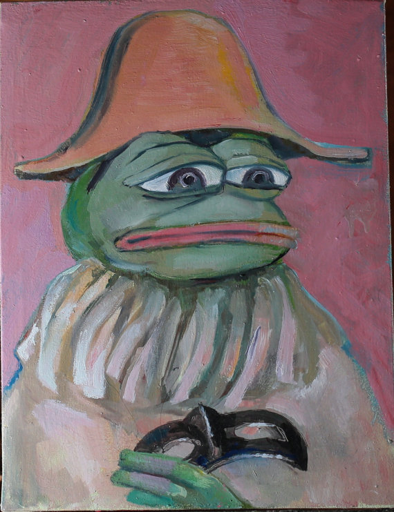 570x742 Pepe The Frog - Pepe Painting