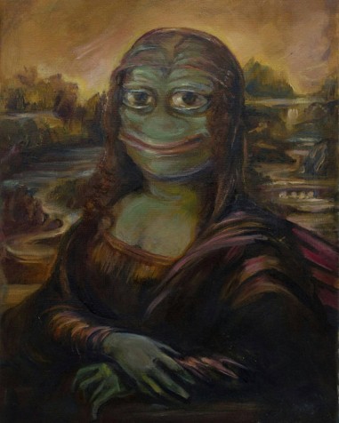 381x476 Russian Artist Paints Pepe The Frog Like You'Ve Never Seen Him - Pepe Painting