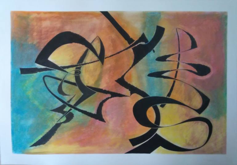 770x538 Saatchi Art Abstract Composition 714 Painting By Pepe Qbells - Pepe Painting