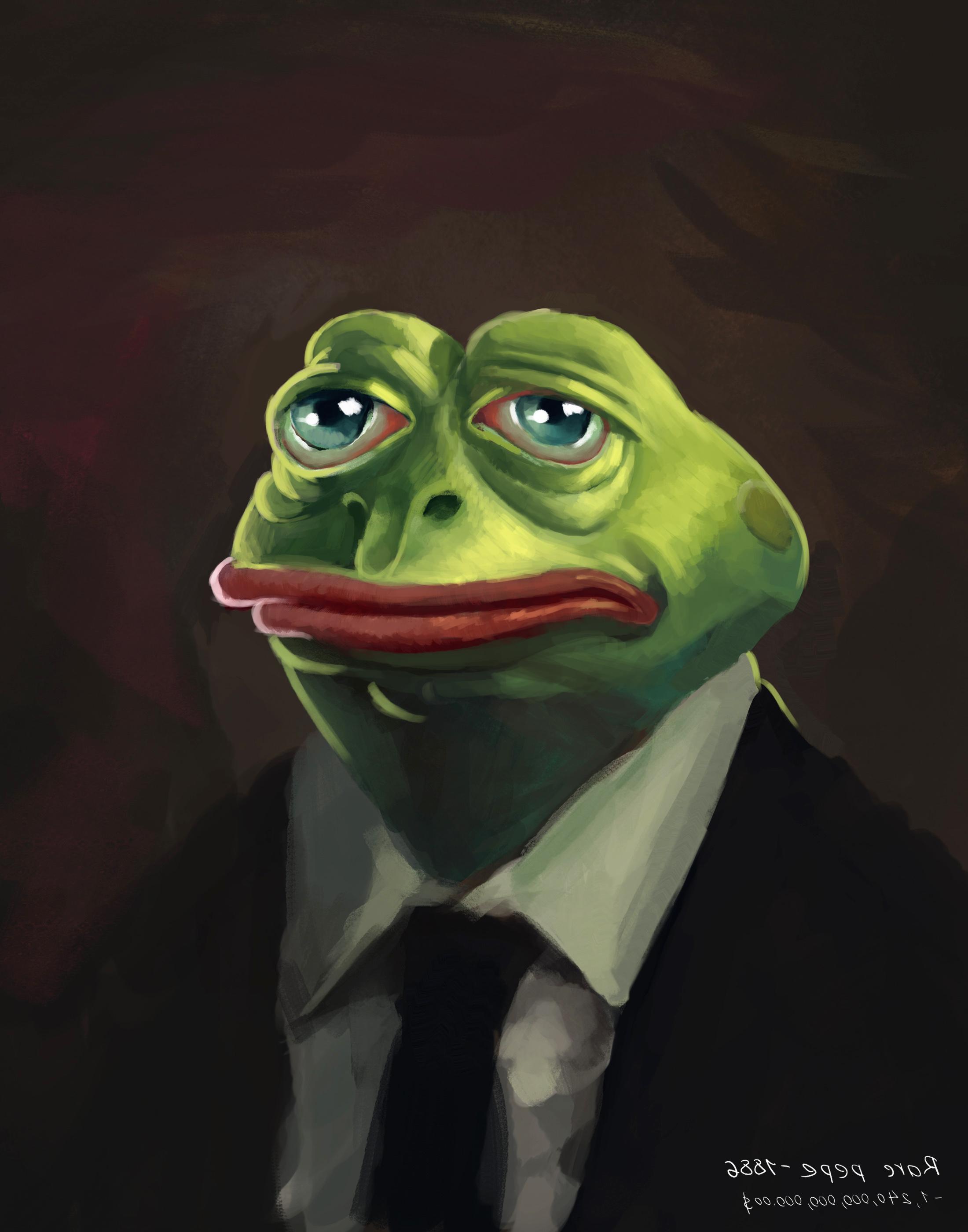 2200x2800 Selling My Dead Grandmother's Pepe Painting. Estimated Value - Pepe Painting