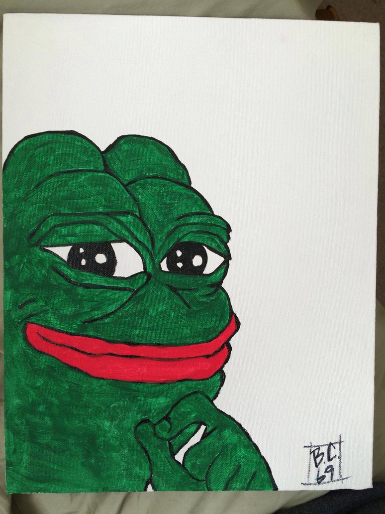 774x1032 Pepe Painting By Britishcyborg 69 - Pepe Painting