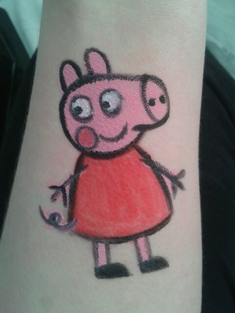 480x640 Peppa Pig Face Paint 1 Face Painting - Peppa Pig Painting