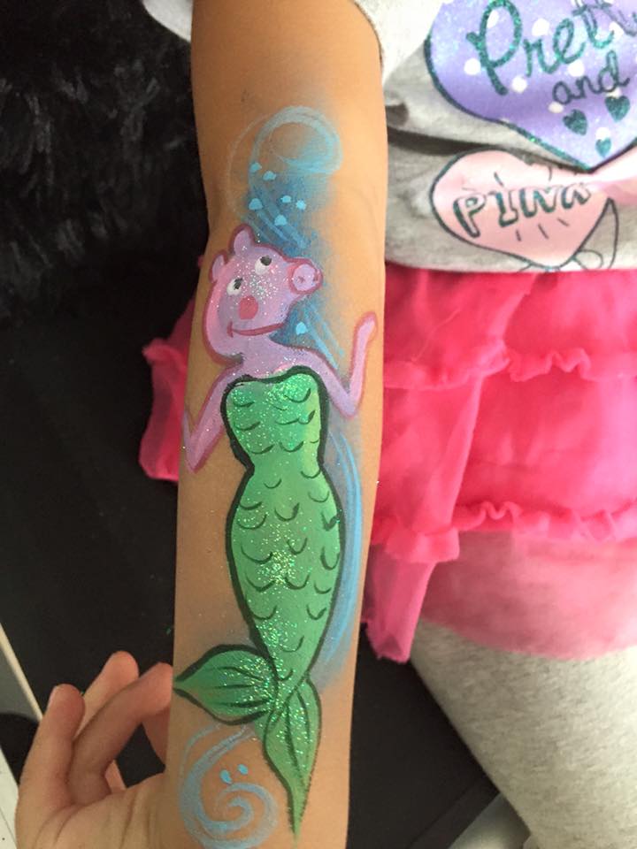 720x960 Peppa Pig Face Paint Orlando Face Painting Colorful Day Events - Peppa Pig Painting