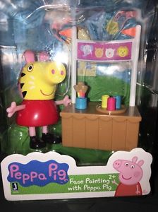 224x300 New Peppa Pig Face Painting Figurine Playset Age Ebay - Peppa Pig Painting