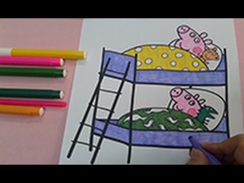 480x360 Painting For Kids How To Color Peppa Pig Colouring Pages - Peppa Pig Painting For Kids