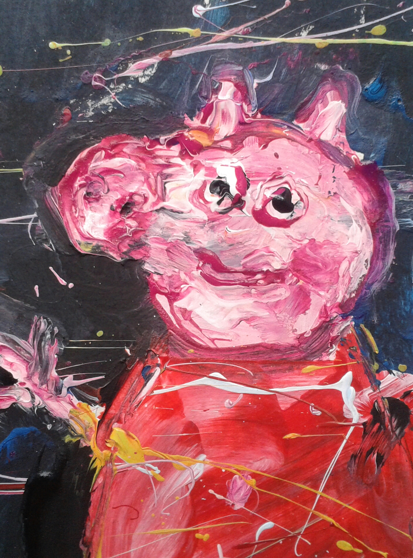 1405x1898 Peppa Pig The Original Online Art Gallery - Peppa Pig Painting Online