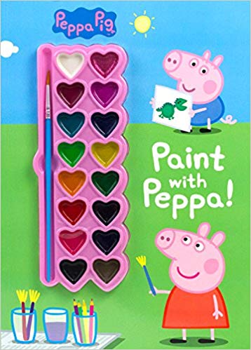 358x499 Peppa Pig Paint With Peppa! (Paint Palette Book) Parragon Books - Peppa Pig Painting Online