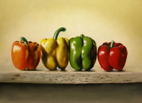 500x362 How To Paint Peppers That Are Good Enough To Eat! - Pepper Painting