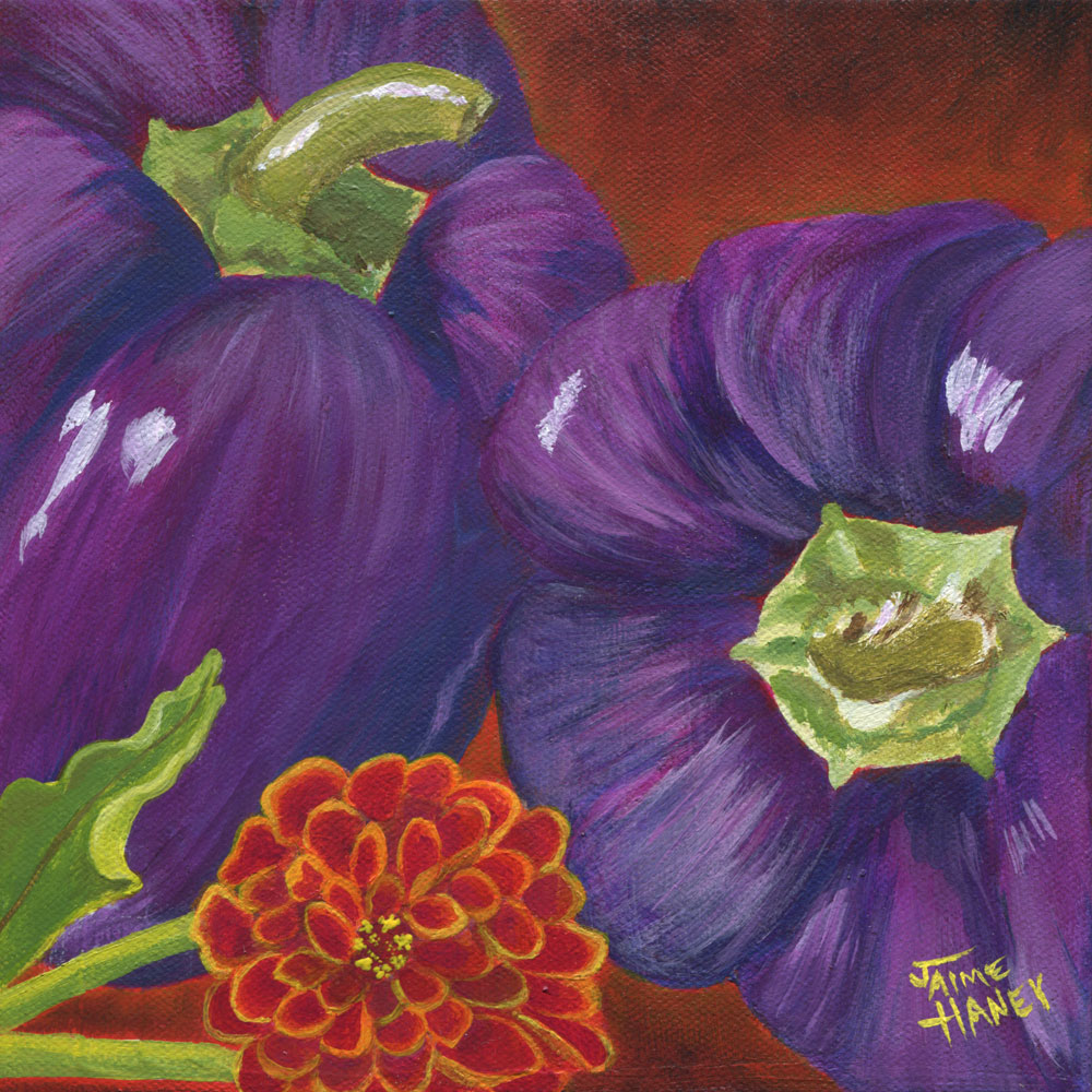1000x1000 Summer Of Purple - Pepper Painting