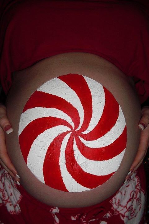 480x720 Peppermint Red And White Swirl - Peppermint Painting